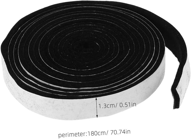 High Density Foam Weather Stripping Door Seal Strip Self Adhesive Insulation Soundproofing Smoke Seal - Image 2